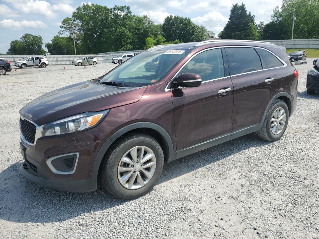 2016 Kia Sorento Lx للبيع في Gastonia، NC - Front End
