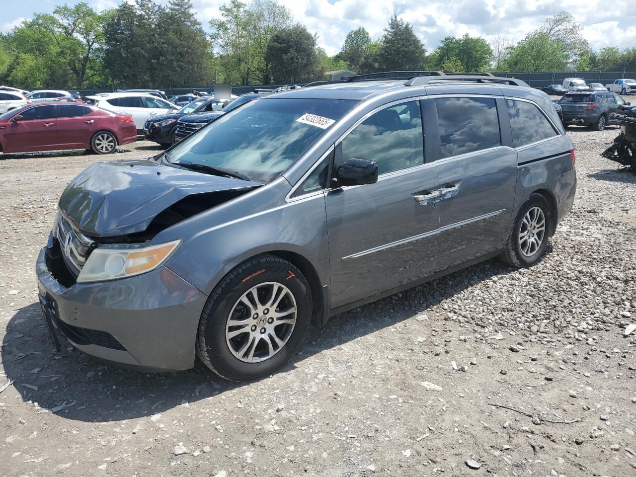 2012 Honda Odyssey Exl იყიდება Madisonville-ში, TN - Front End