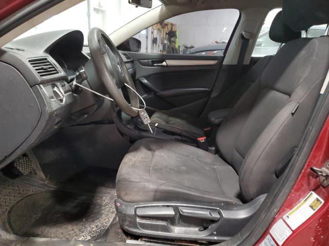  VOLKSWAGEN PASSAT 2015 Красный