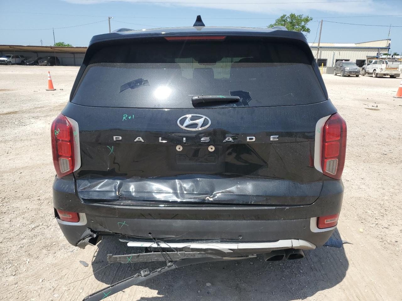 2022 Hyundai Palisade Sel VIN: KM8R44HE2NU344797 Lot: 52989805