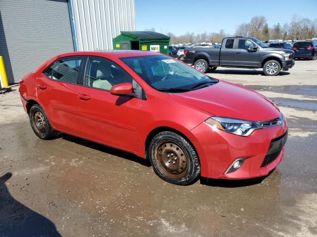  TOYOTA COROLLA 2016 Красный