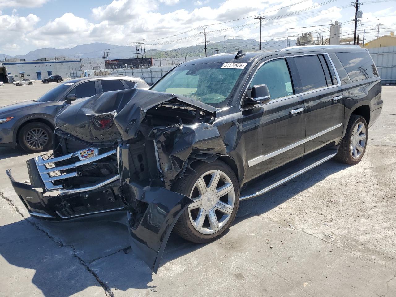 2020 Cadillac Escalade Esv Luxury იყიდება Sun Valley-ში, CA - Front End