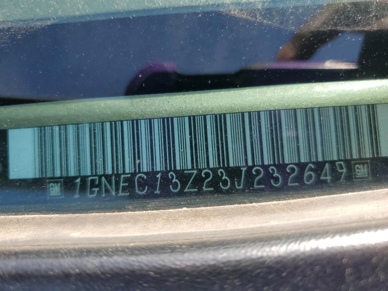 2003 Chevrolet Tahoe C1500 VIN: 1GNEC13Z23J232649 Lot: 53749185