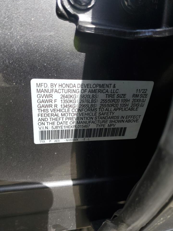 2023 Acura Mdx A-Spec VIN: 5J8YE1H0XPL015467 Lot: 53430255