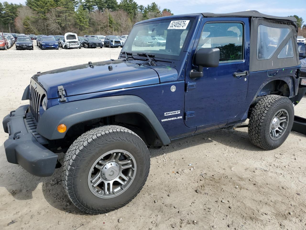 2013 Jeep Wrangler Sport zu verkaufen in Mendon, MA - Rear End