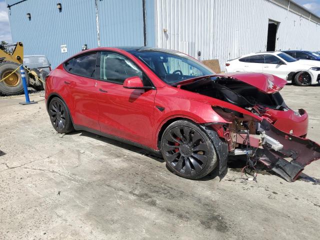  TESLA MODEL Y 2023 Czerwony