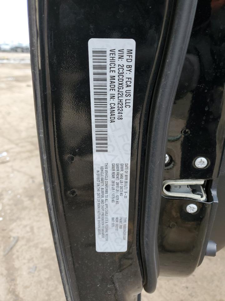2020 Dodge Charger Scat Pack VIN: 2C3CDXGJ2LH232418 Lot: 52295445