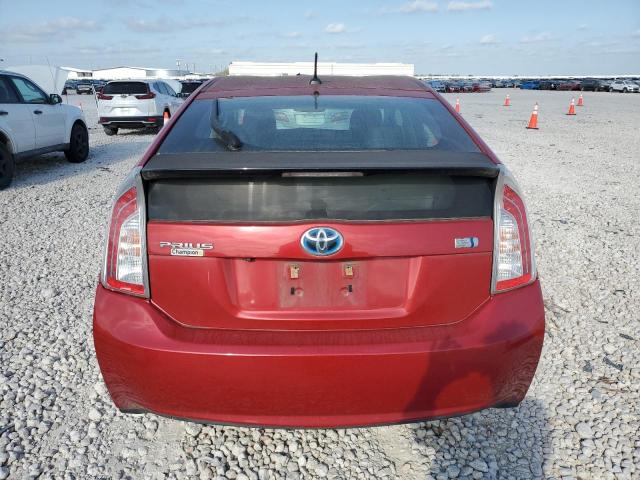  TOYOTA PRIUS 2013 Красный
