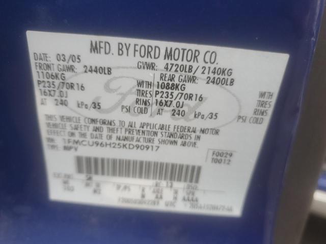 2005 FORD ESCAPE HEV