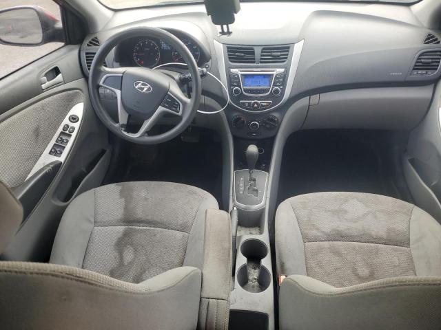  HYUNDAI ACCENT 2013 Czerwony
