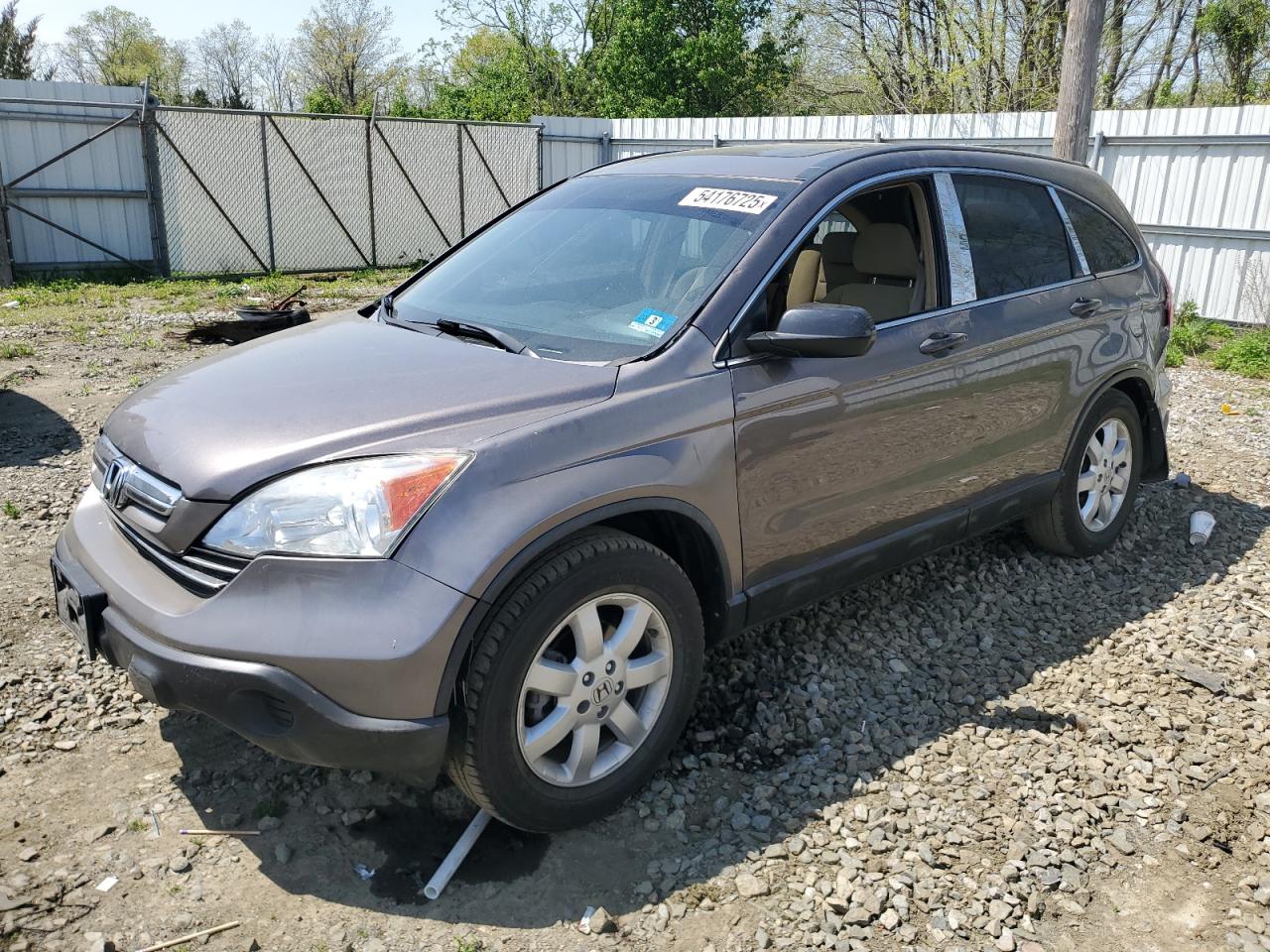 2009 Honda Cr-V Ex de vânzare în Windsor, NJ - Rear End