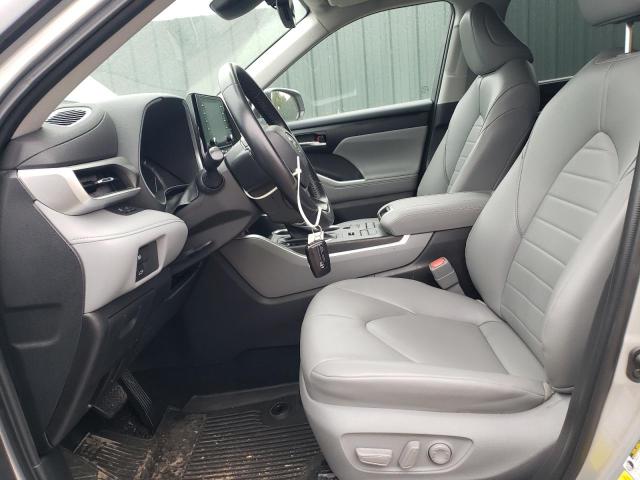  TOYOTA HIGHLANDER 2022 Srebrny