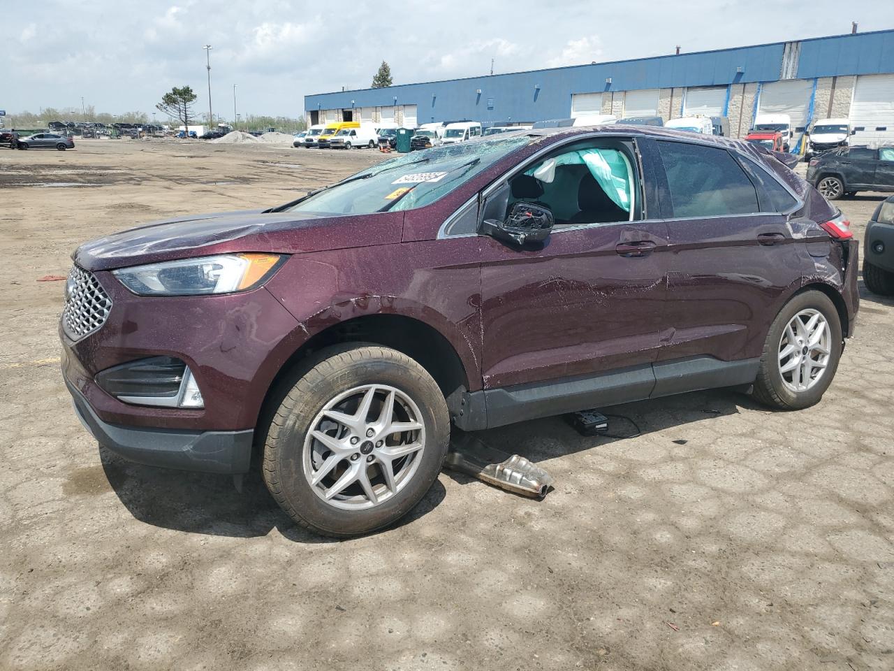 2024 Ford Edge Sel იყიდება Woodhaven-ში, MI - Rollover