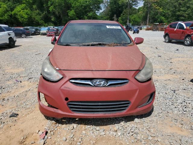  HYUNDAI ACCENT 2012 Czerwony