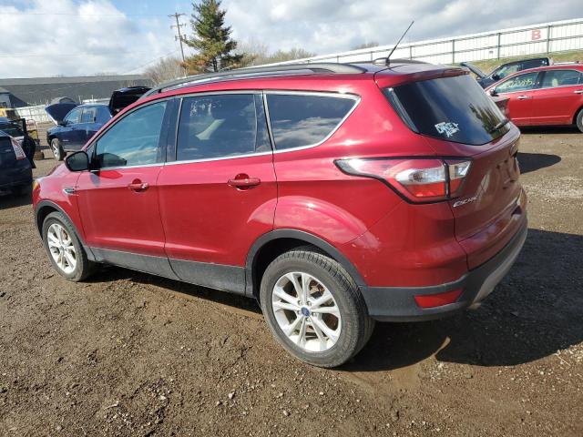  FORD ESCAPE 2018 Czerwony