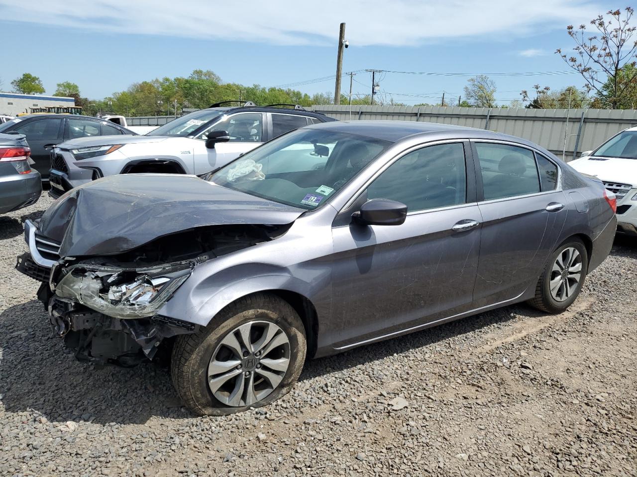 2015 Honda Accord Lx zu verkaufen in Hillsborough, NJ - Front End