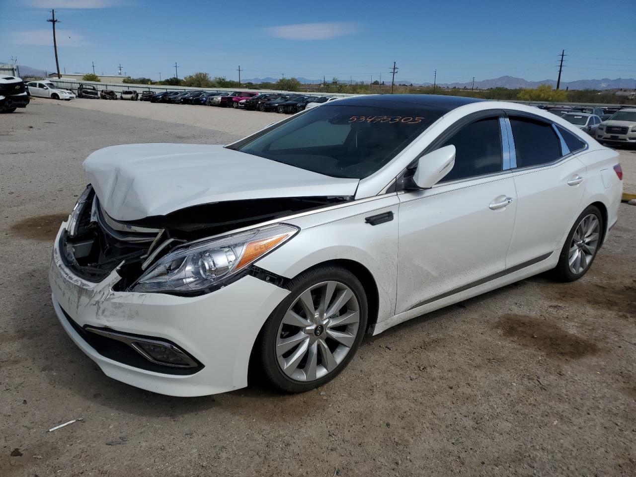 2015 Hyundai Azera Limited للبيع في Tucson، AZ - Front End