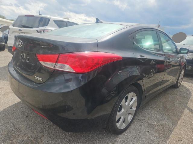Седани HYUNDAI ELANTRA 2012 Чорний