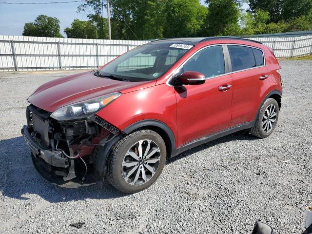  KIA SPORTAGE 2018 Красный