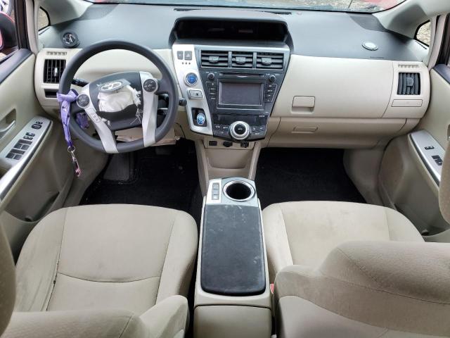  TOYOTA PRIUS 2014 Red