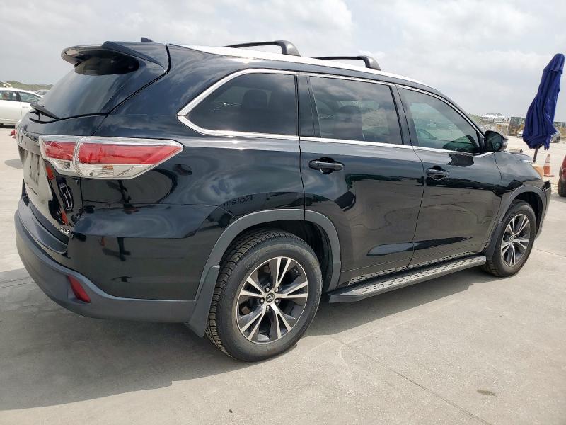  TOYOTA HIGHLANDER 2016 Czarny