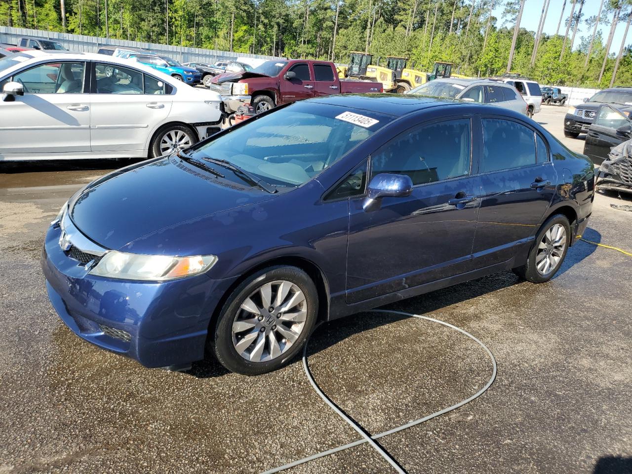 2010 Honda Civic Ex за продажба в Harleyville, SC - Side