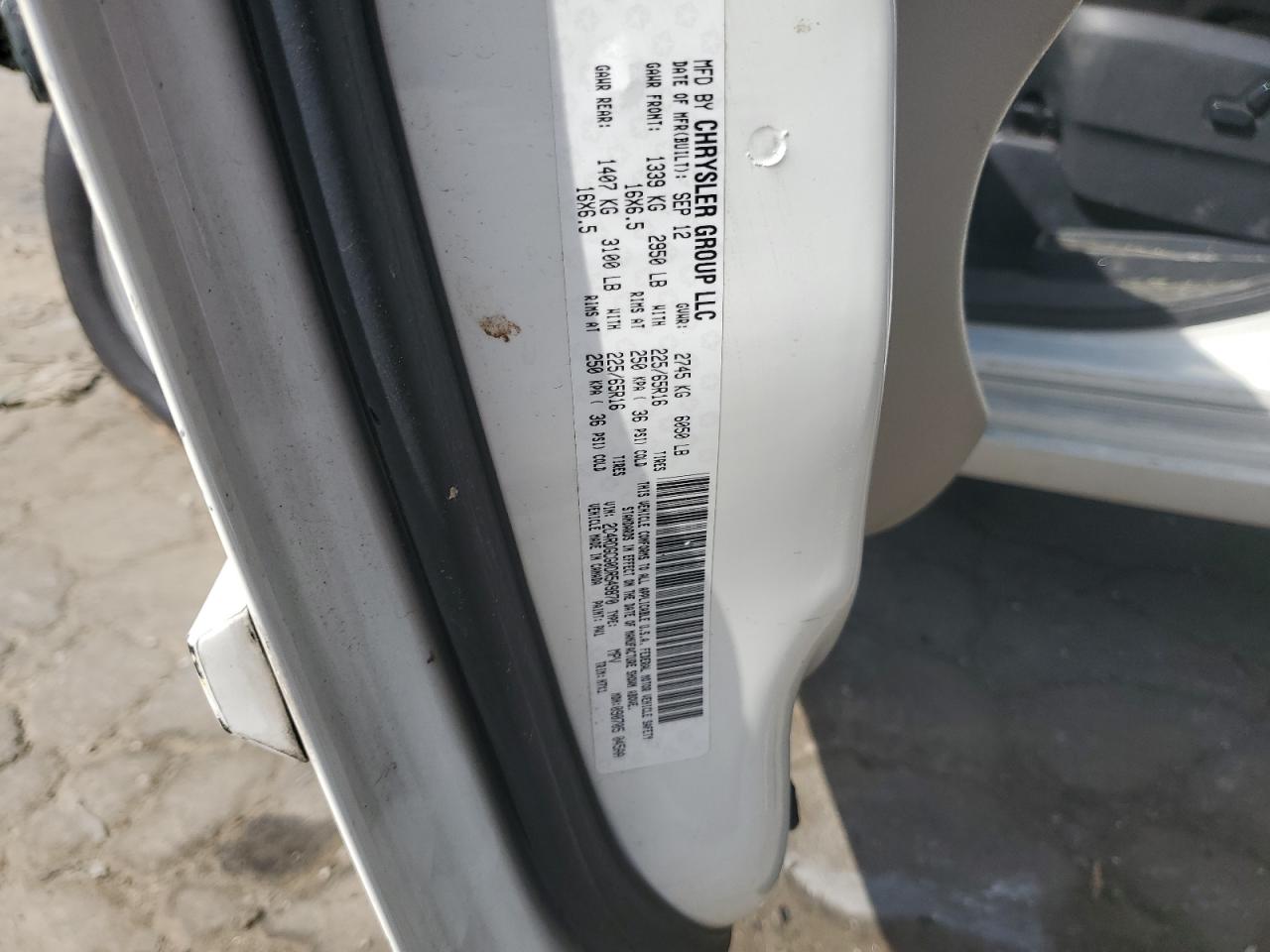 2013 Dodge Grand Caravan Sxt VIN: 2C4RDGCG0DR549870 Lot: 53724115