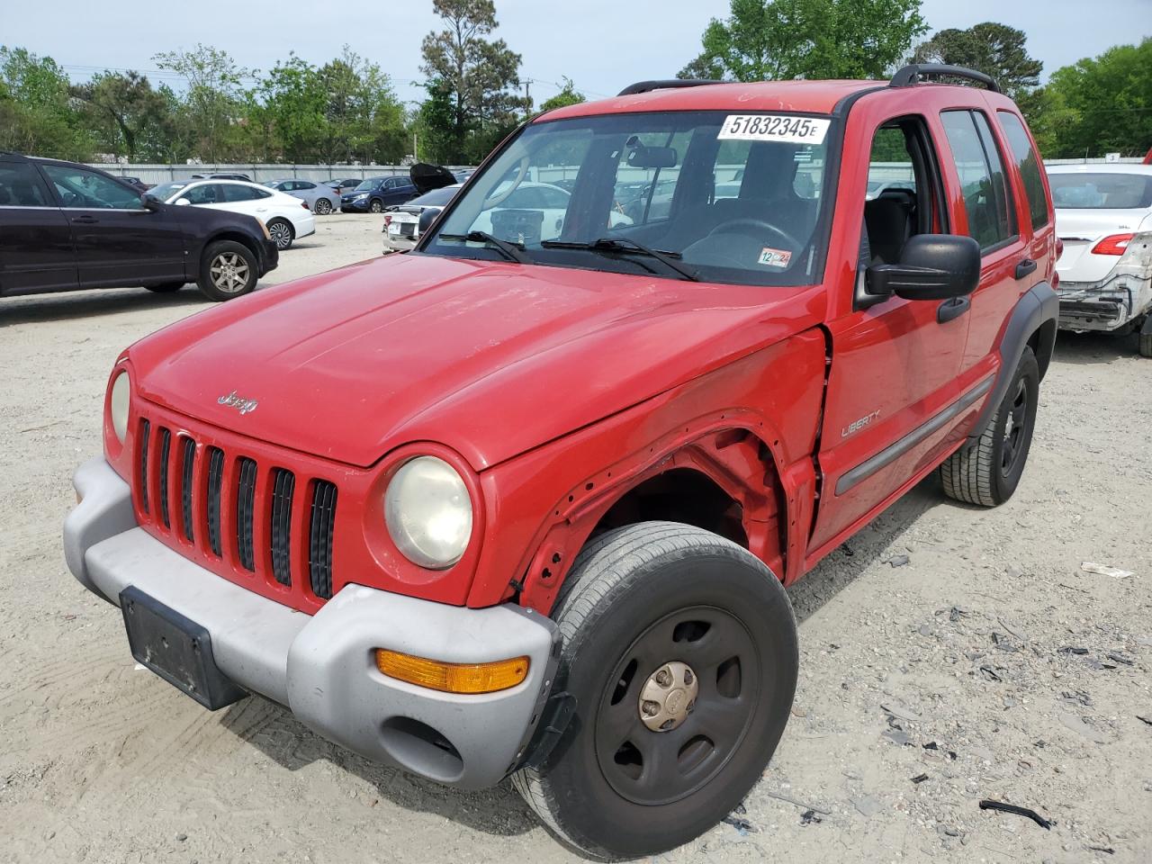 2004 Jeep Liberty Sport за продажба в Hampton, VA - Front End