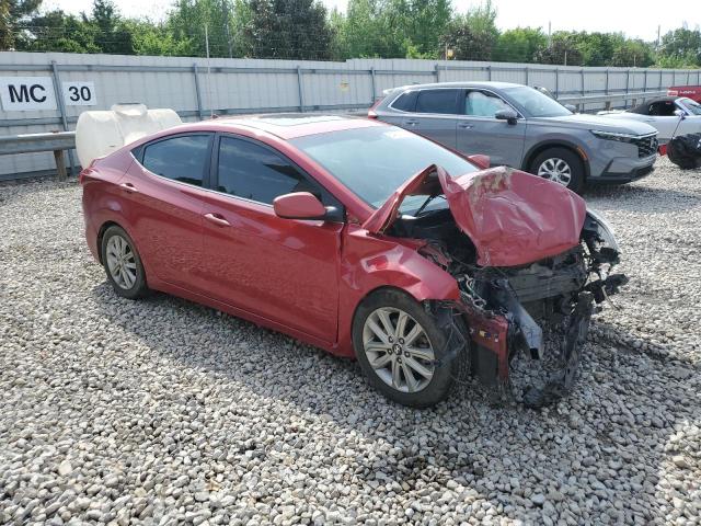  HYUNDAI ELANTRA 2015 Красный