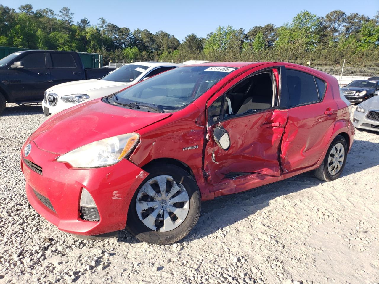 2013 Toyota Prius C იყიდება Ellenwood-ში, GA - All Over
