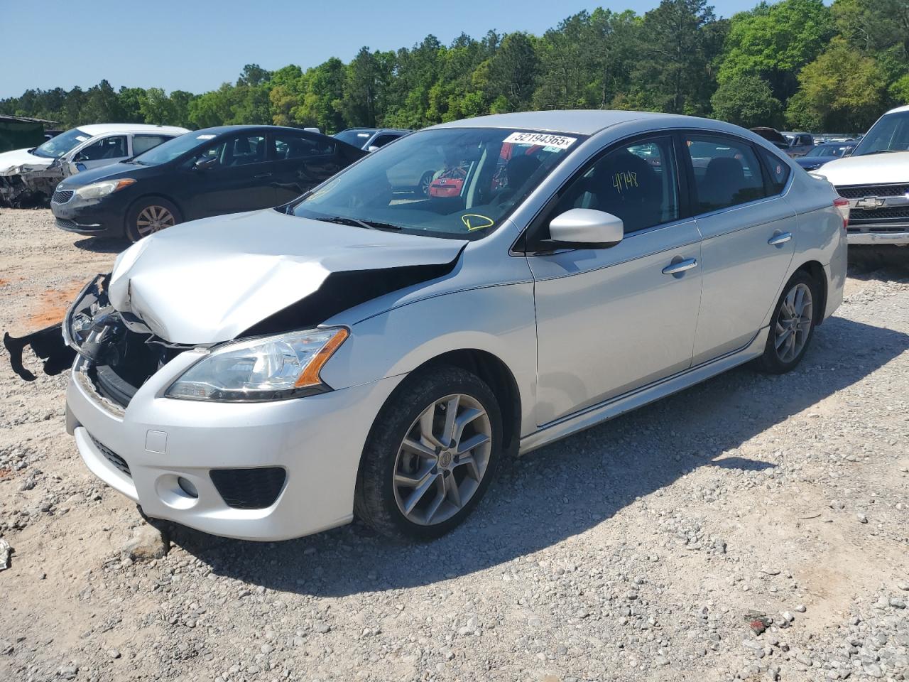 2013 Nissan Sentra S en Venta en Eight Mile, AL - Front End