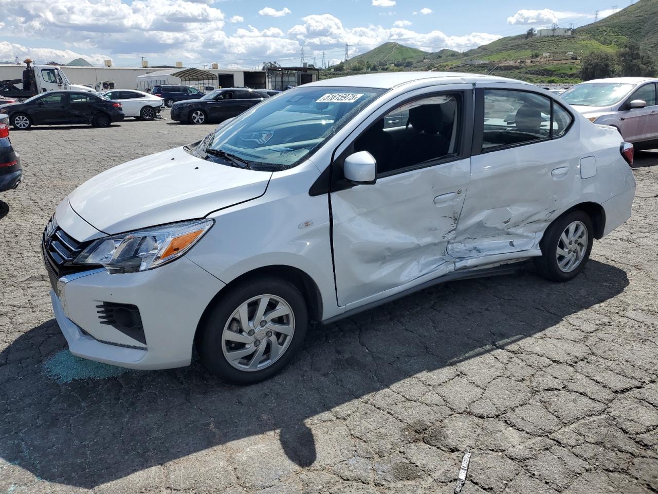 2024 Mitsubishi Mirage G4 Es للبيع في Colton، CA - Side