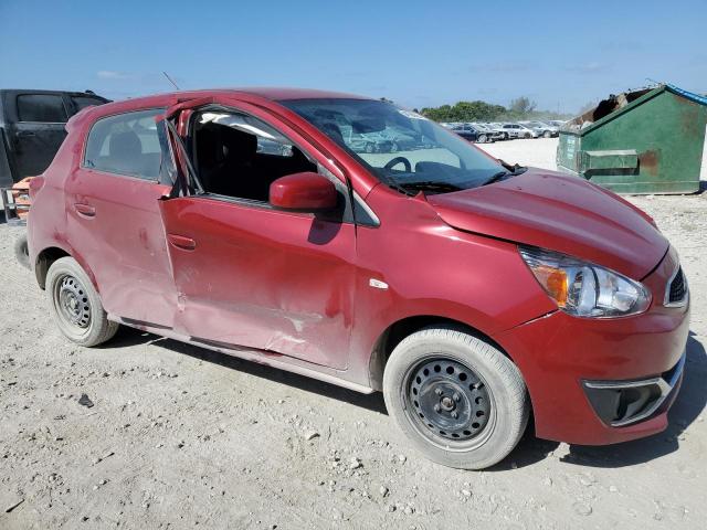  MITSUBISHI MIRAGE 2019 Czerwony