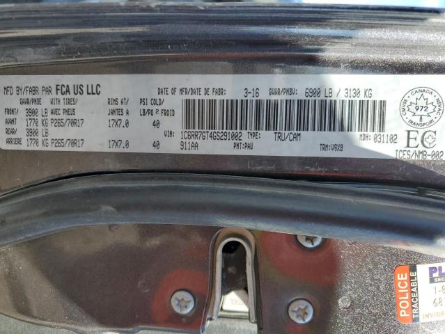 2016 RAM 1500 SLT  