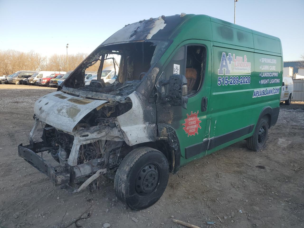 2022 Ram Promaster 2500 2500 High للبيع في Des Moines، IA - Burn