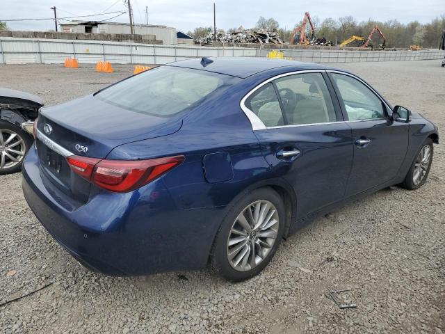  INFINITI Q50 2022 Синій