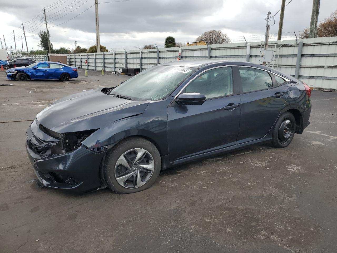 2021 Honda Civic Lx للبيع في Miami، FL - Front End