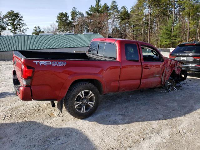  TOYOTA TACOMA 2018 Czerwony