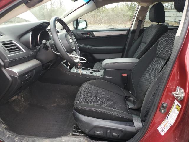  SUBARU OUTBACK 2018 Czerwony