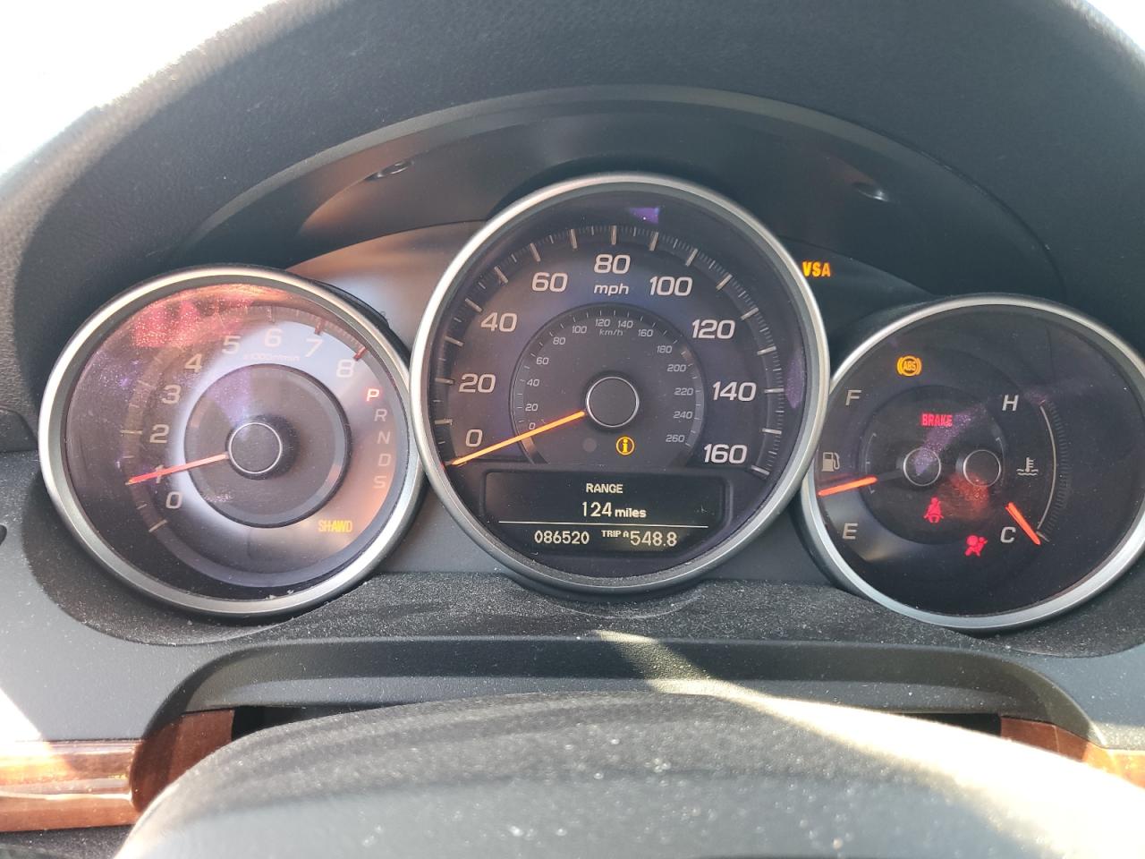 2009 Acura Rl VIN: JH4KB26539C001168 Lot: 53153715