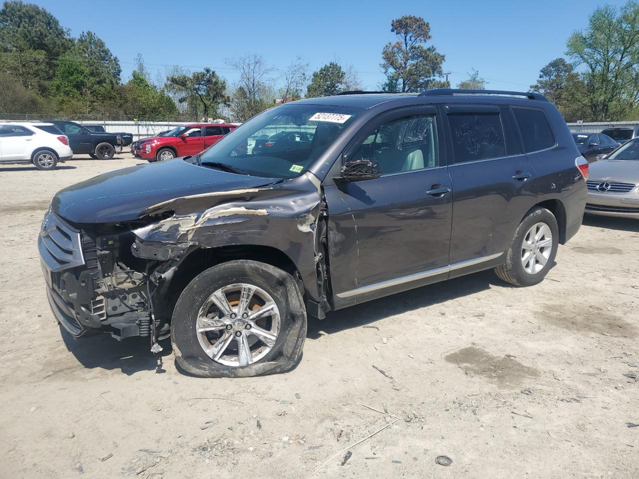 2013 Toyota Highlander Base de vânzare în Hampton, VA - Front End