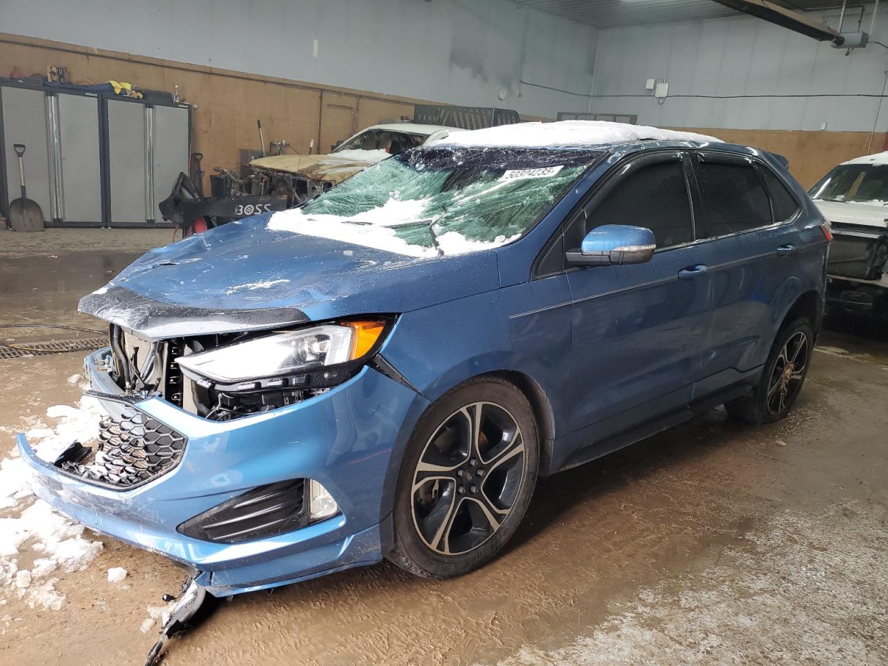 2019 Ford Edge St იყიდება Kincheloe-ში, MI - Rollover