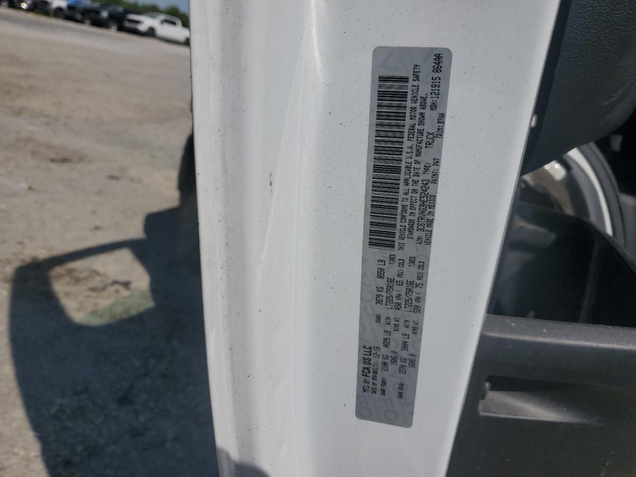 2017 Ram Promaster 1500 1500 Standard VIN: 3C6TRVNG3HE524243 Lot: 53469055