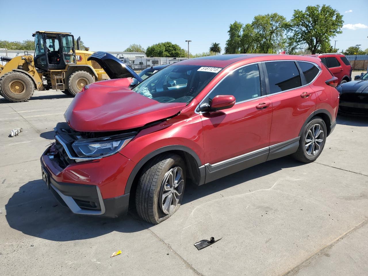 2022 Honda Cr-V Ex zu verkaufen in Sacramento, CA - Front End