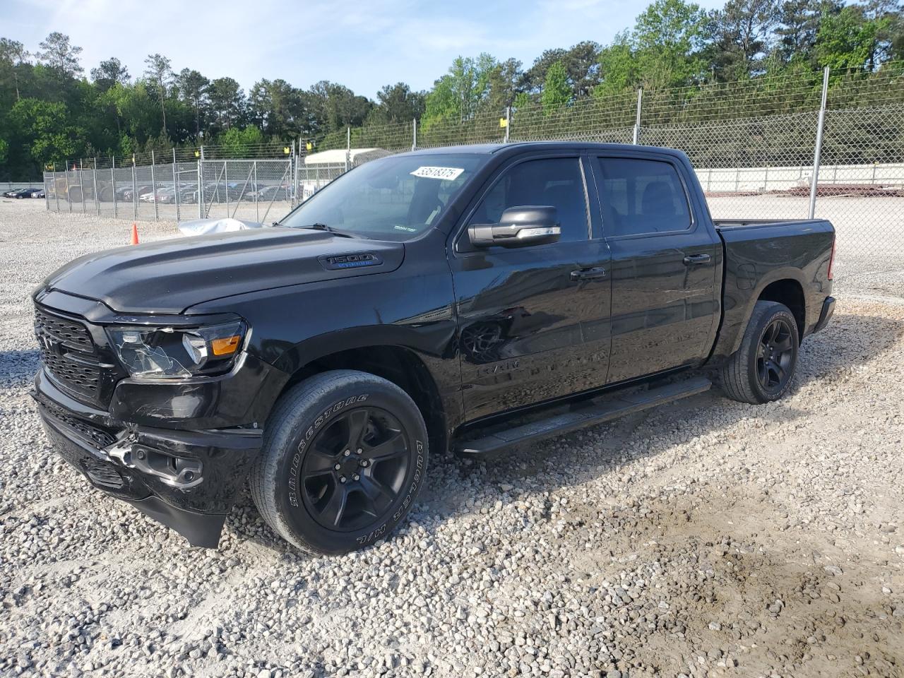 2022 Ram 1500 Big Horn/Lone Star VIN: 1C6RREFG0NN464275 Lot: 53518375