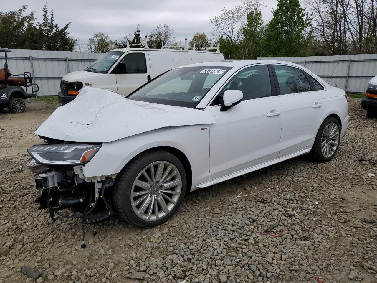 2024 Audi A4 Prestige 45 продається в Windsor, NJ - Front End