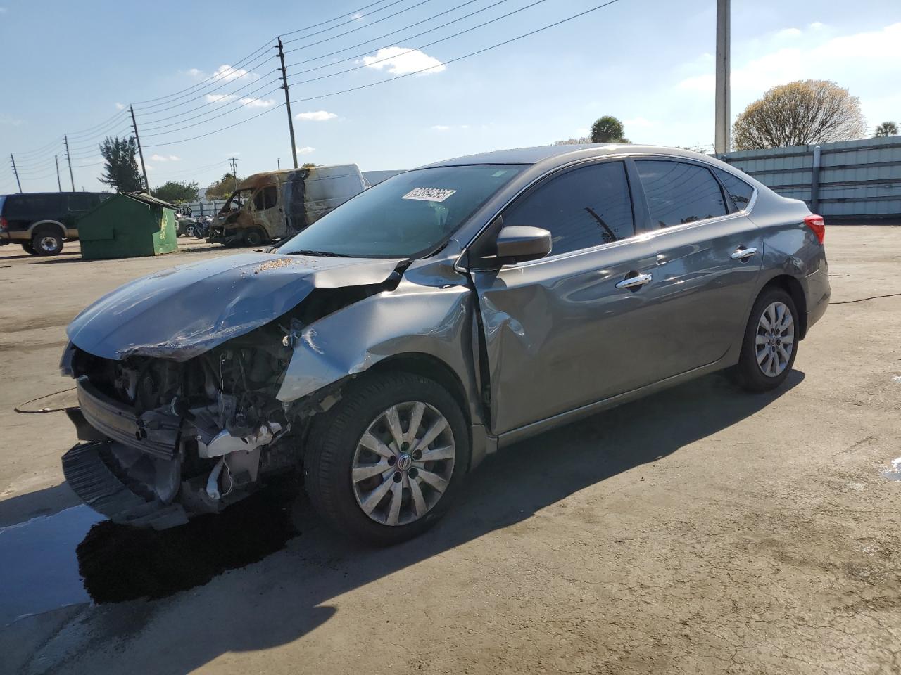 2017 Nissan Sentra S იყიდება Miami-ში, FL - Front End