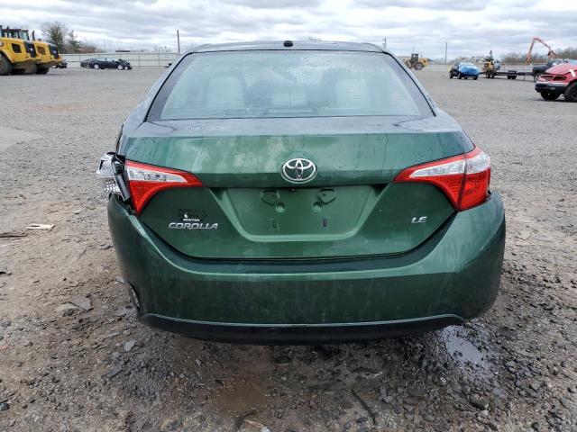 TOYOTA COROLLA 2015 Зеленый