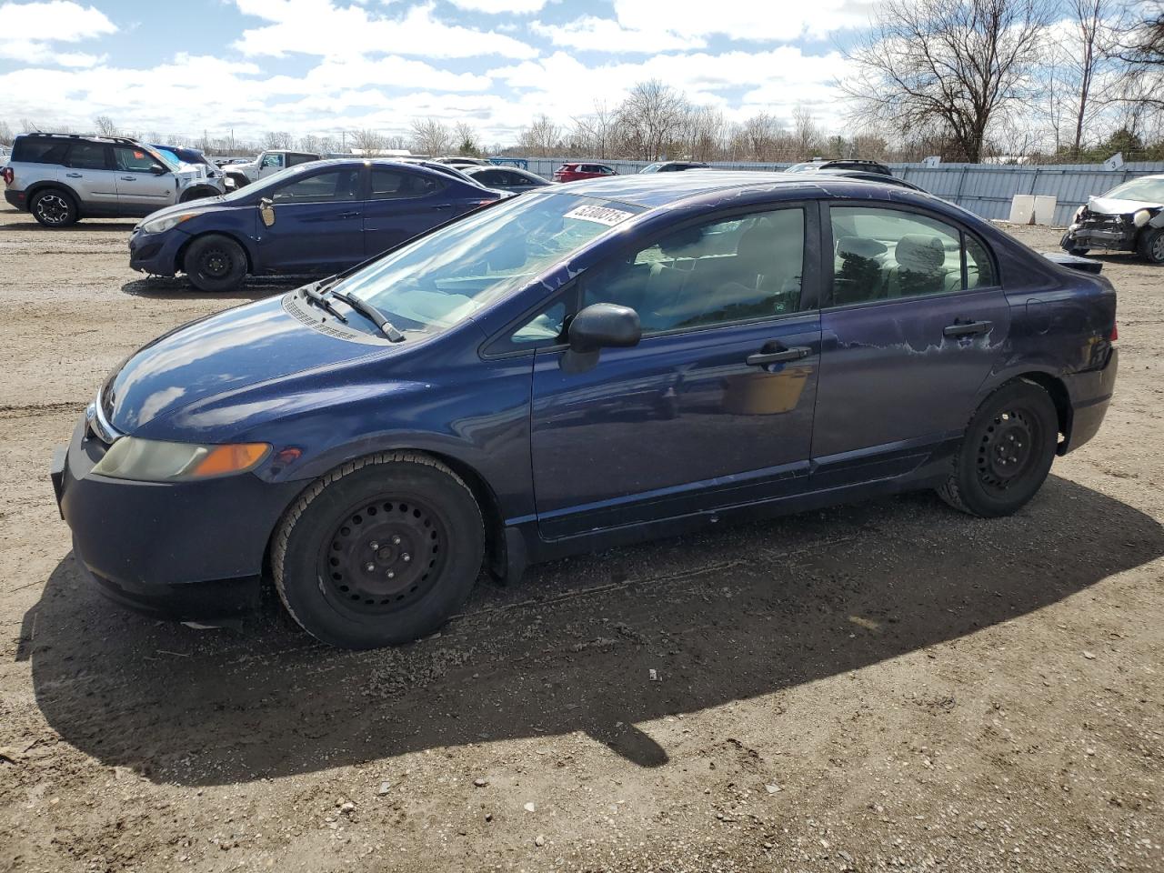 2007 Honda Civic Dx na sprzedaż w London, ON - Rear End