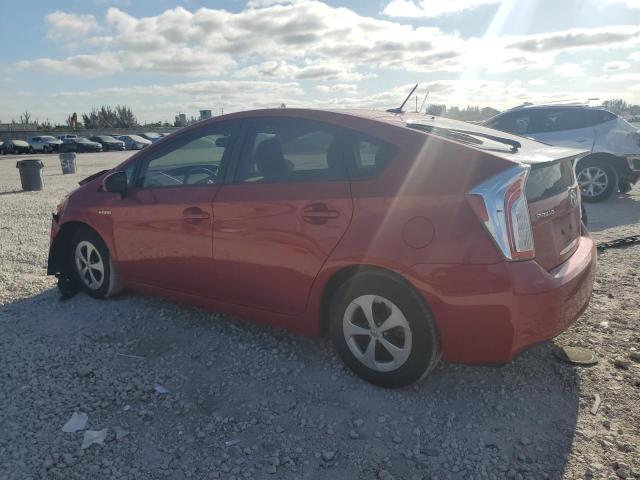  TOYOTA PRIUS 2012 Червоний